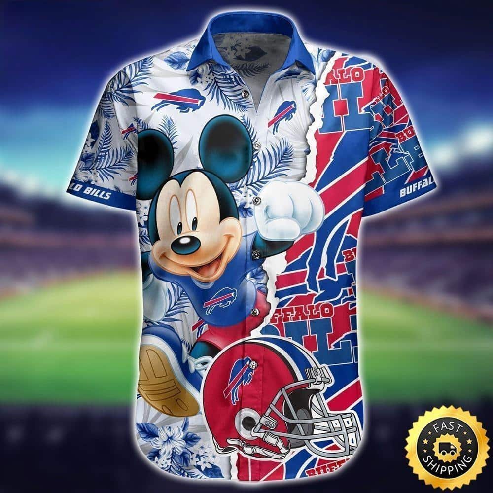 NFL Buffalo Bills Hawaiian Shirt Mickey Mouse Disney