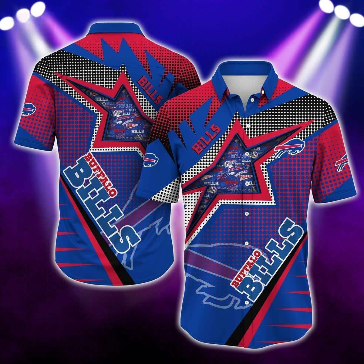 NFL Buffalo Bills Hawaiian Shirt Beach Gift For Dad NFL Buffalo Bills Hawaiian Shirt Beach Gift For Dad