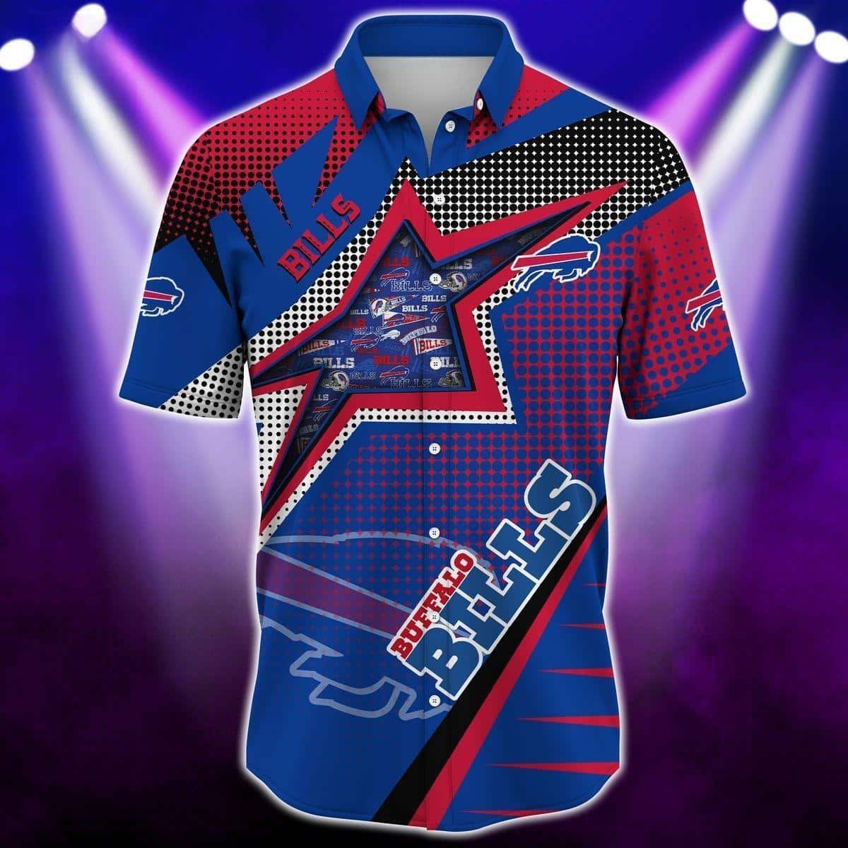 NFL Buffalo Bills Hawaiian Shirt Beach Gift For Dad NFL Buffalo Bills Hawaiian Shirt Beach Gift For Dad