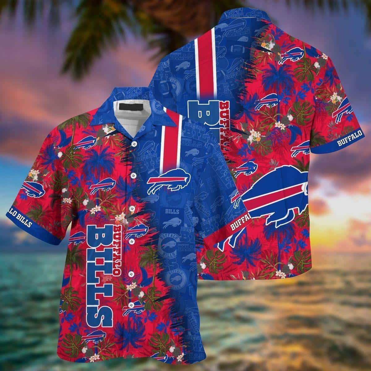 NFL Buffalo Bills Hawaiian Shirt Birthday Gift For Beach Lovers NFL Buffalo Bills Hawaiian Shirt Birthday Gift For Beach Lovers