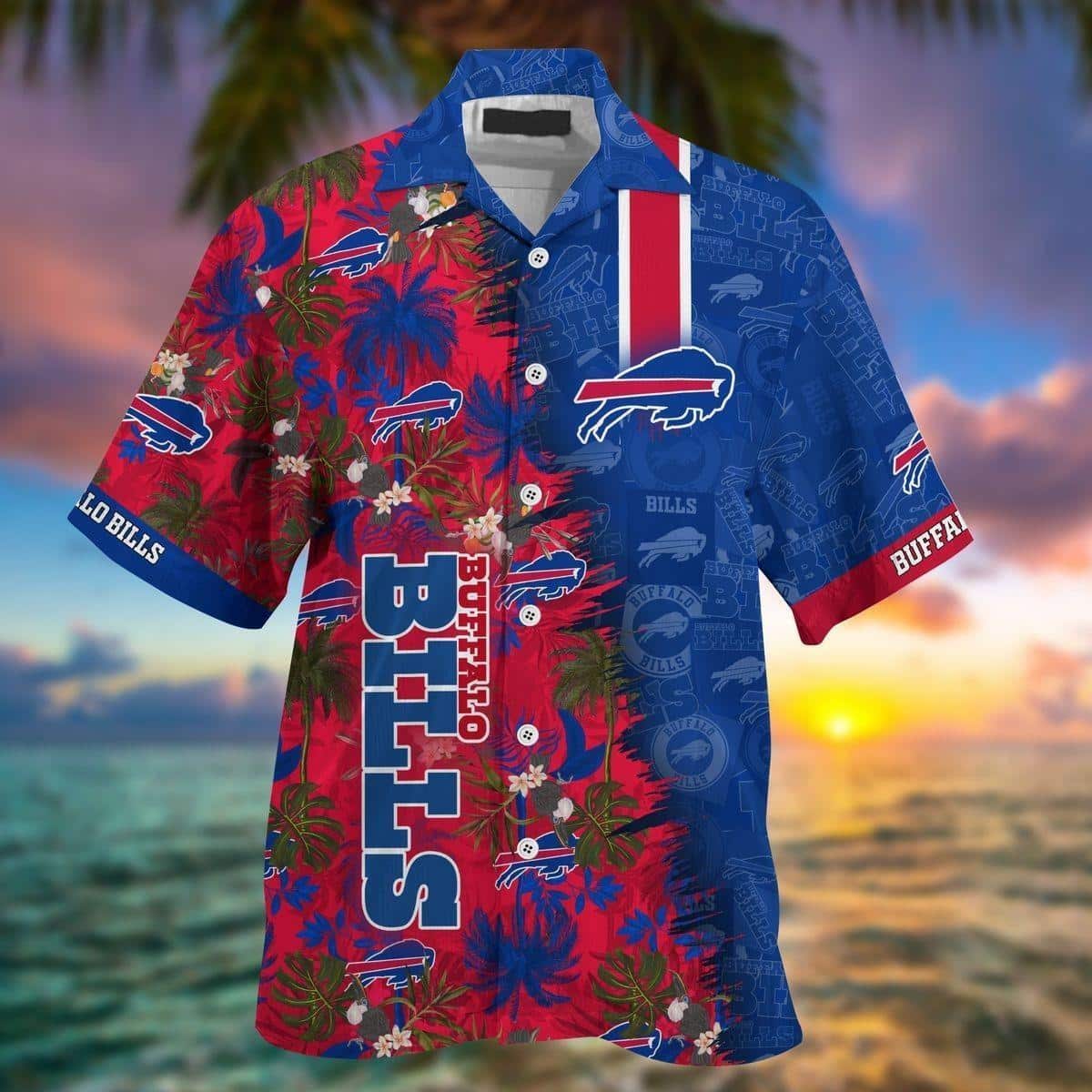 NFL Buffalo Bills Hawaiian Shirt Birthday Gift For Beach Lovers NFL Buffalo Bills Hawaiian Shirt Birthday Gift For Beach Lovers