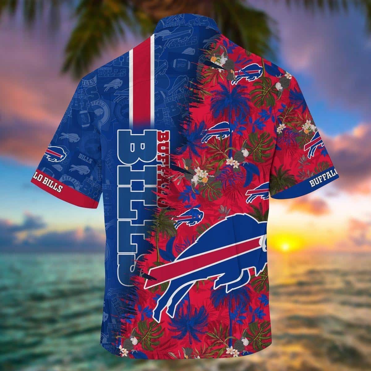 NFL Buffalo Bills Hawaiian Shirt Birthday Gift For Beach Lovers NFL Buffalo Bills Hawaiian Shirt Birthday Gift For Beach Lovers