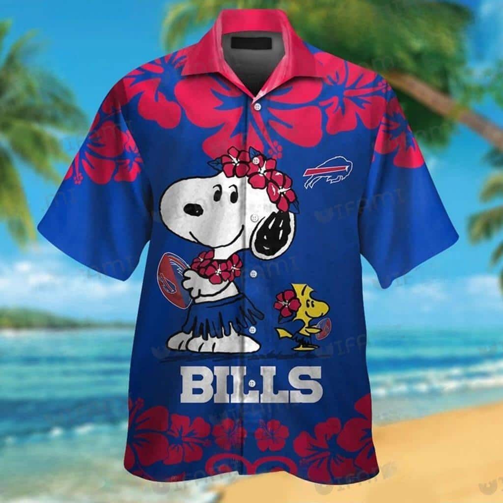 Cool Buffalo Bills Hawaiian Shirt Snoopy Peanuts Summer Beach Gift