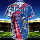 NFL Buffalo Bills Hawaiian Shirt Skeleton Practical Beach Gift