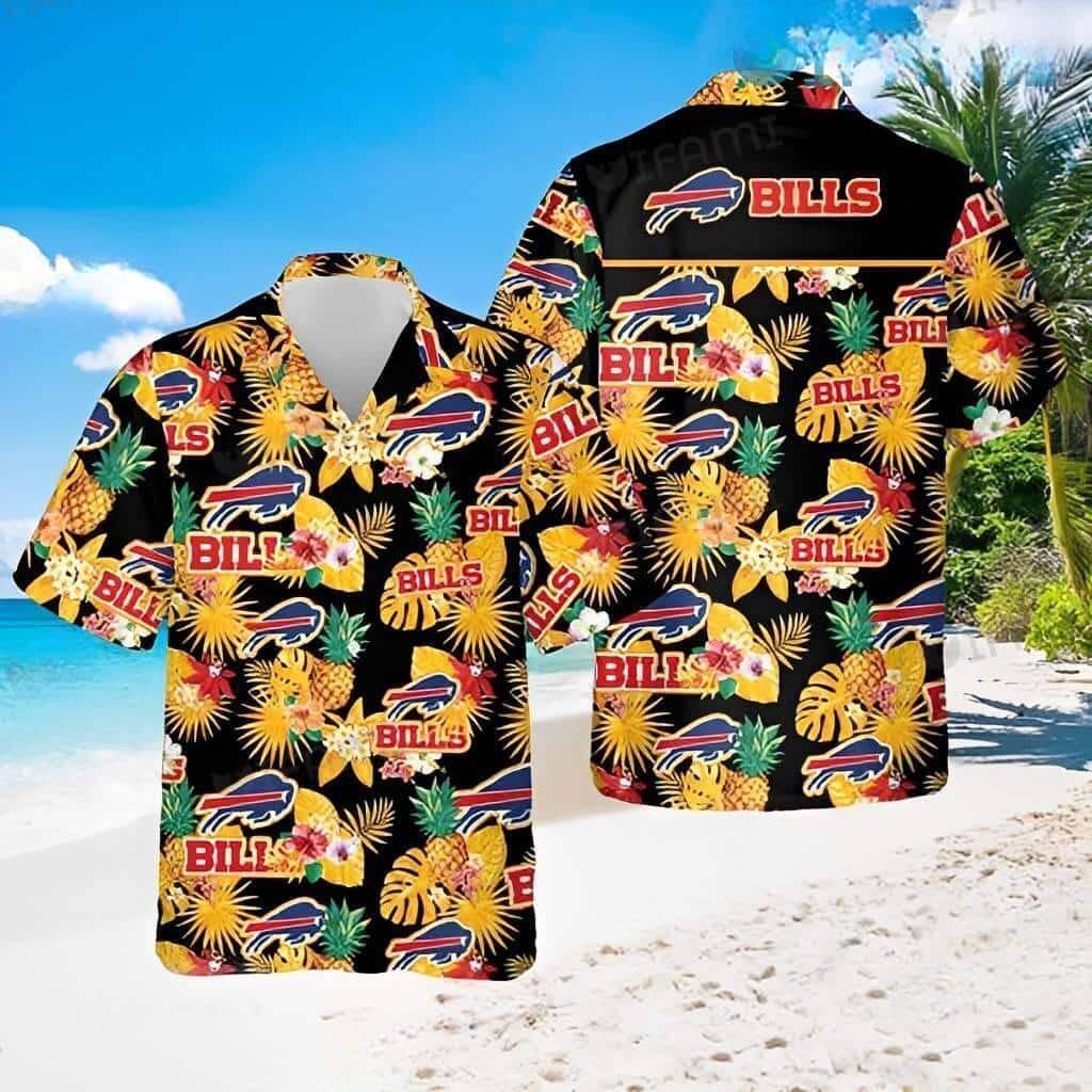 Buffalo Bills Hawaiian Shirt Pineapple Pattern Best Beach Gift