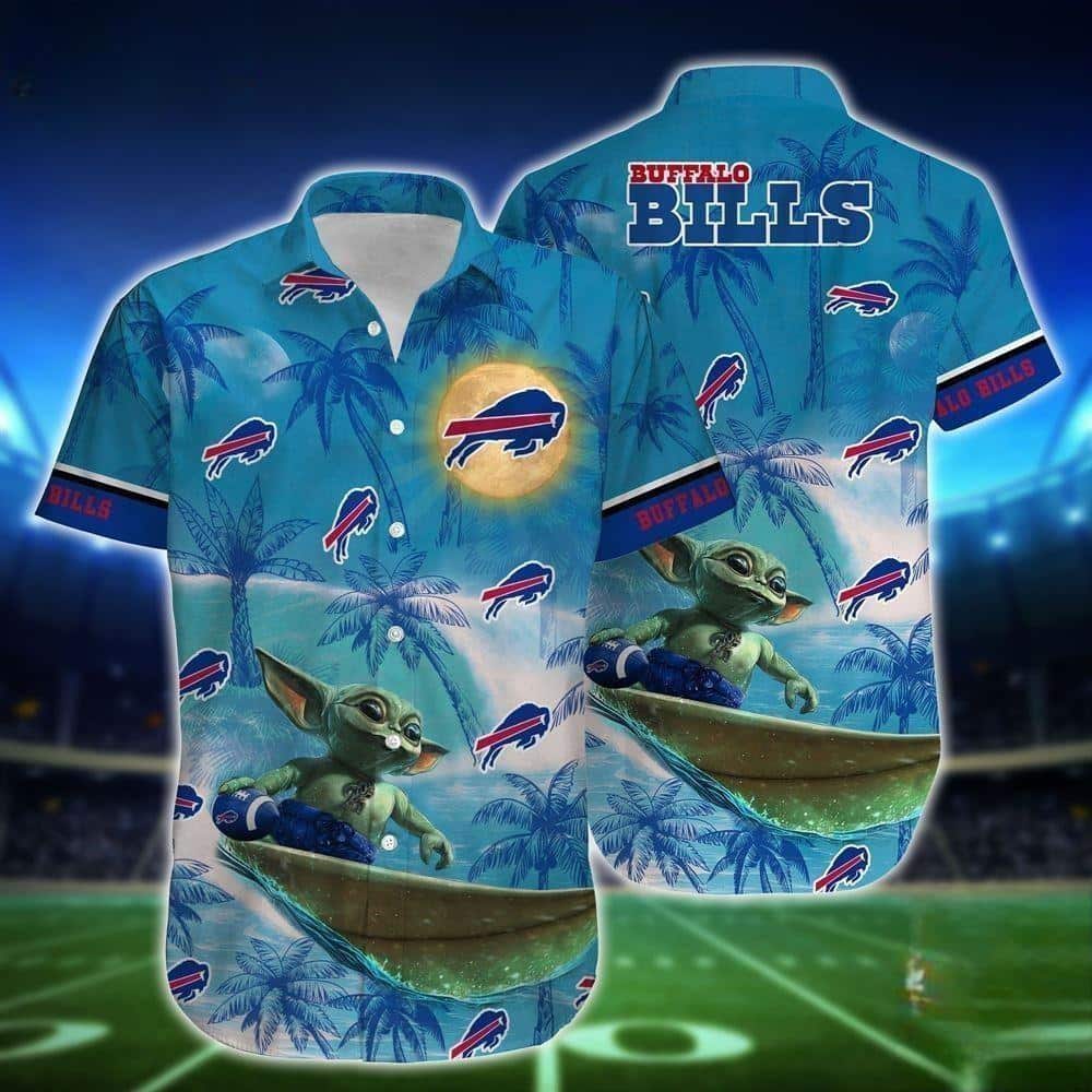 Baby Yoda Star Wars NFL Buffalo Bills Hawaiian Shirt Baby Yoda Star Wars NFL Buffalo Bills Hawaiian Shirt