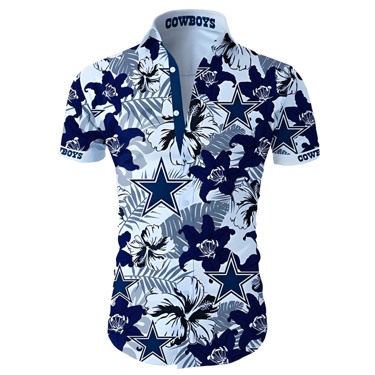 NFL Dallas Cowboys Hawaiian Shirt Father's Day Gift For Beach Lovers NFL Dallas Cowboys Hawaiian Shirt Father's Day Gift For Beach Lovers