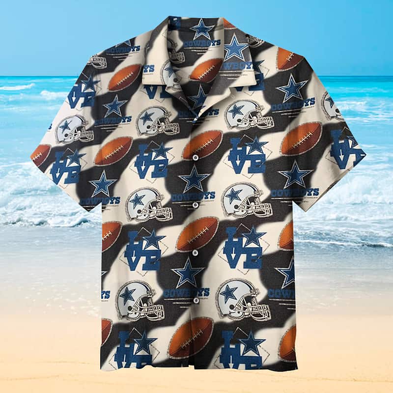 Dallas Cowboys Hawaiian Shirt Summer Gift For Friend Dallas Cowboys Hawaiian Shirt Summer Gift For Friend