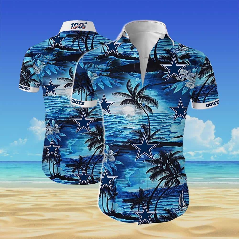 Summer Vibes Dallas Cowboys Hawaiian Shirt Beach Gift For Friend