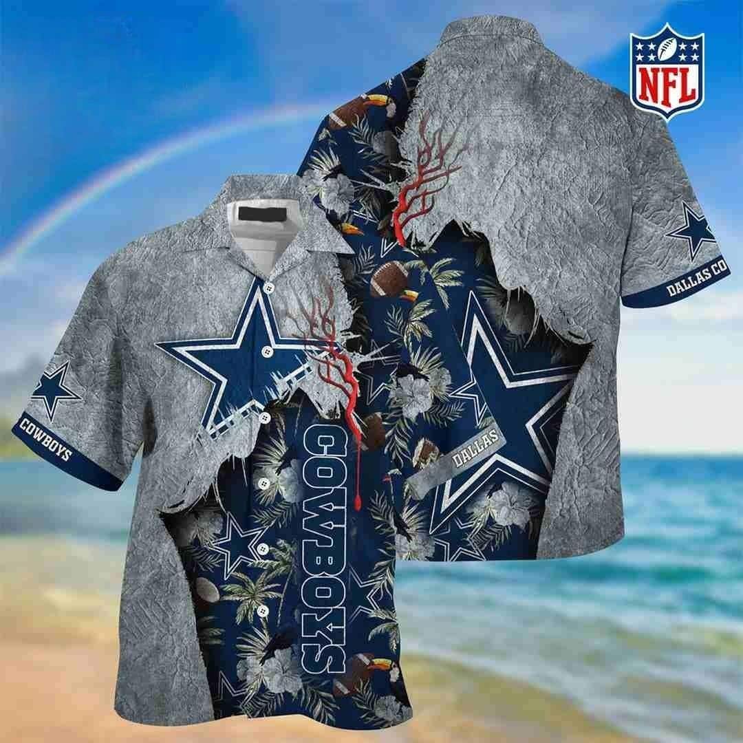 NFL Dallas Cowboys Hawaiian Shirt Football Gift For Best Friend