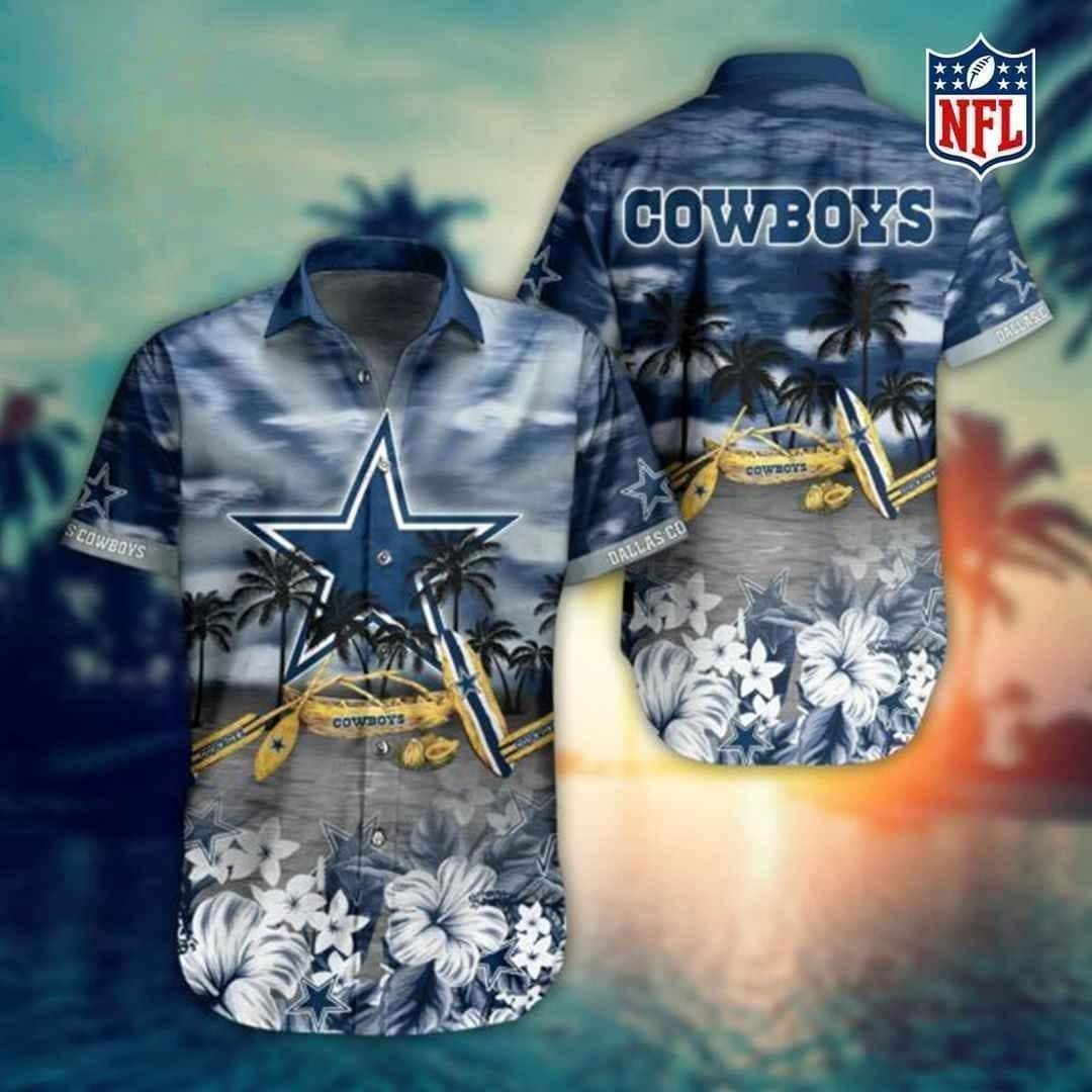 NFL Dallas Cowboys Hawaiian Shirt Birthday Gift For Football Fans