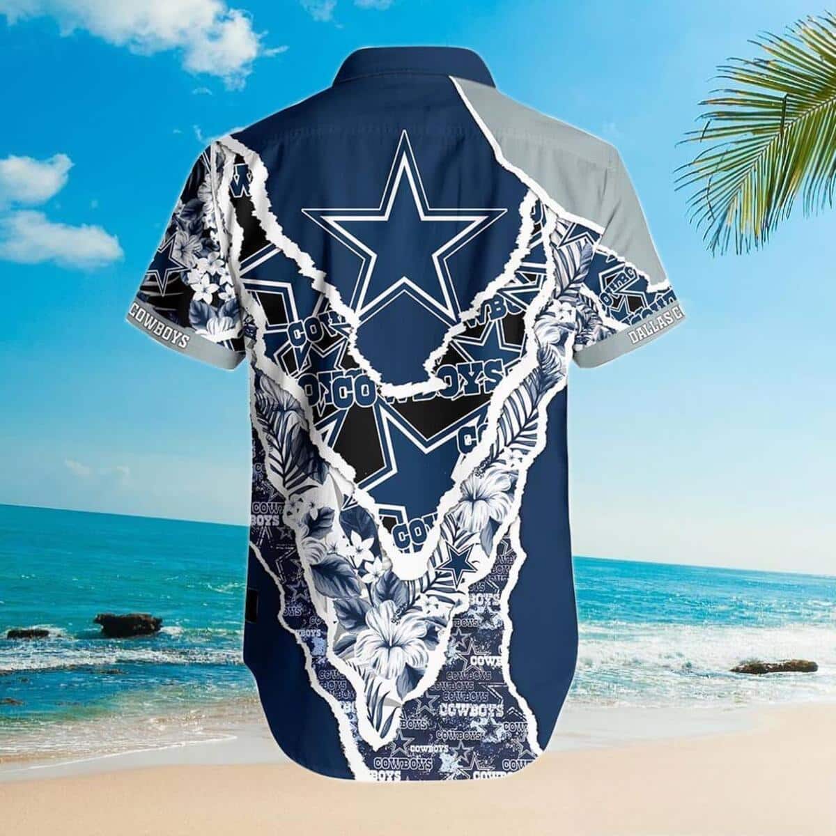 Dallas Cowboys Hawaiian Shirt Summer Beach Gift For Football Fans Dallas Cowboys Hawaiian Shirt Summer Beach Gift For Football Fans
