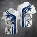 White Aloha NFL Dallas Cowboys Hawaiian Shirt Gift For Football Fans White Aloha NFL Dallas Cowboys Hawaiian Shirt Gift For Football Fans