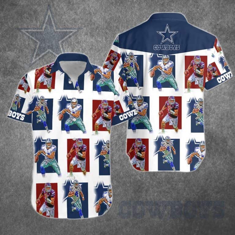 Cool Dallas Cowboys Hawaiian Shirt Beach Gift For Football Players Cool Dallas Cowboys Hawaiian Shirt Beach Gift For Football Players