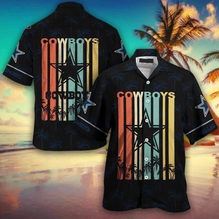 Retro NFL Dallas Cowboys Hawaiian Shirt Gift For Beach Trip