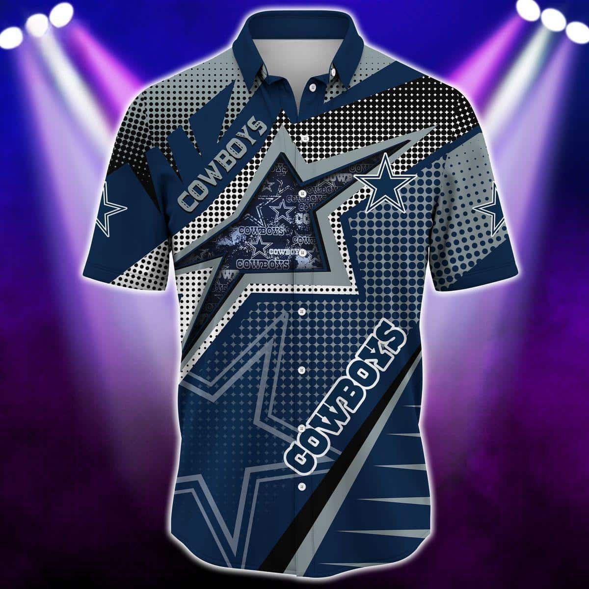 NFL Dallas Cowboys Hawaiian Shirt Beach Gift For Sports Enthusiast NFL Dallas Cowboys Hawaiian Shirt Beach Gift For Sports Enthusiast