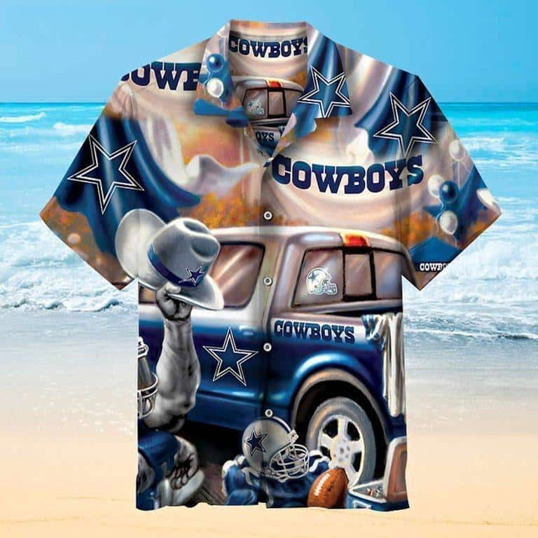 NFL Dallas Cowboys Team Hawaiian Shirt Football Gift For Beach Lovers