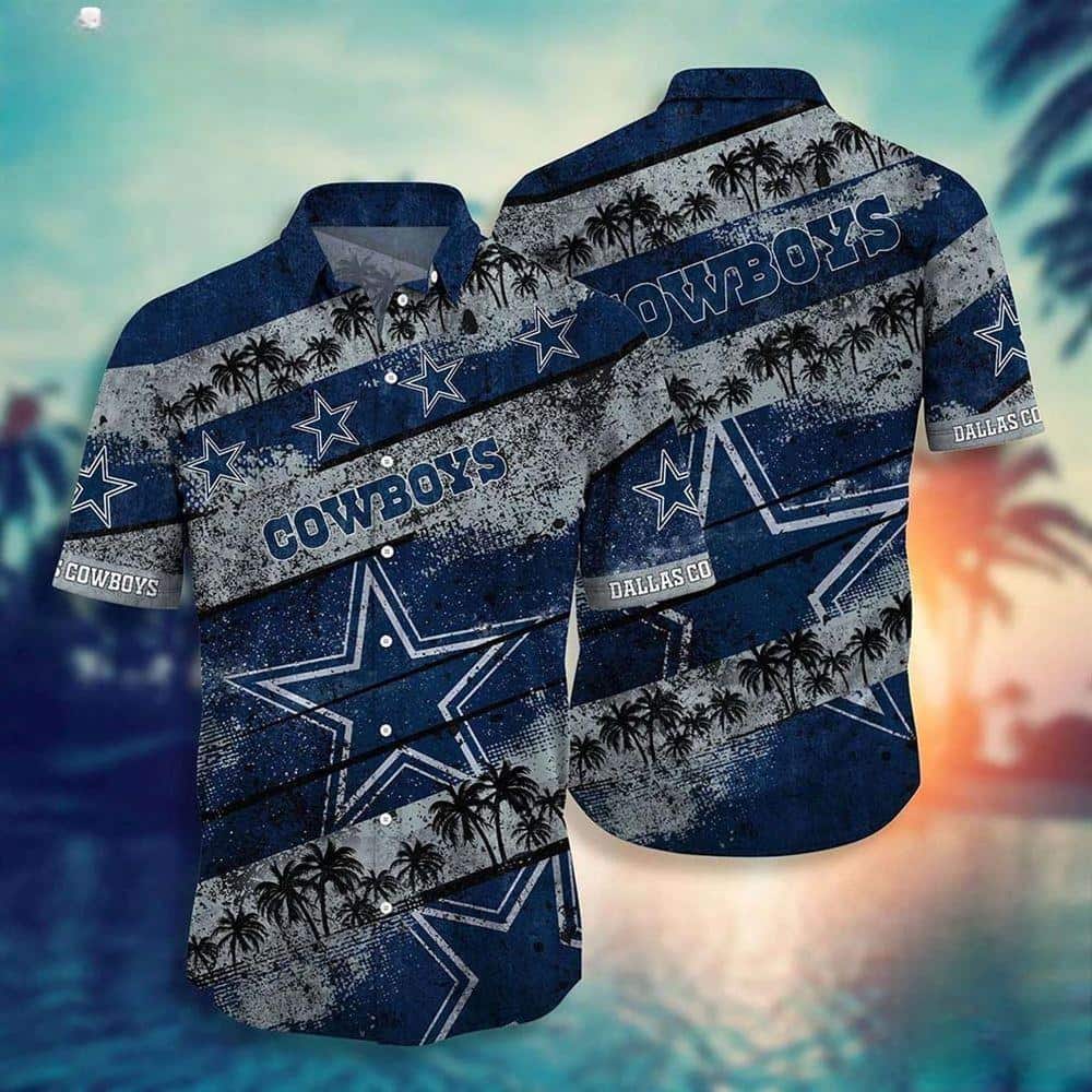 Dallas Cowboys NFL Hawaiian Shirt Tropical Pattern Summer Beach Gift Dallas Cowboys NFL Hawaiian Shirt Tropical Pattern Summer Beach Gift