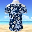 Dallas Cowboys Hawaiian Shirt Tropical Flower All Over Print