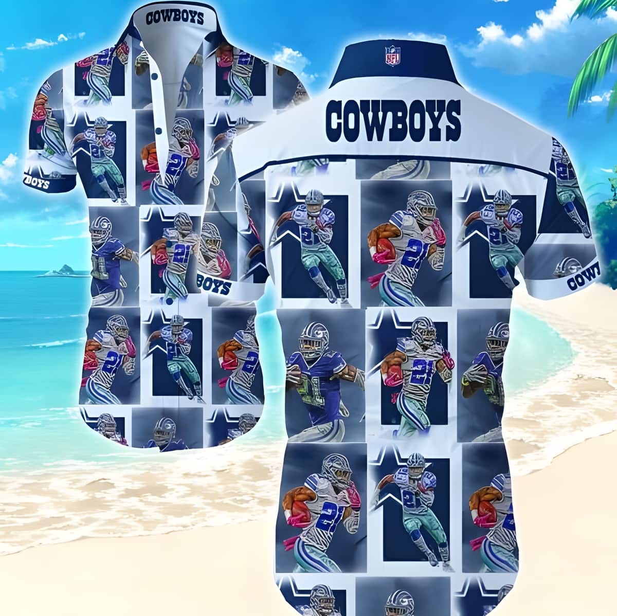 Dallas Cowboys Hawaiian Shirt Best Beach Gift Dallas Cowboys Hawaiian Shirt Best Beach Gift