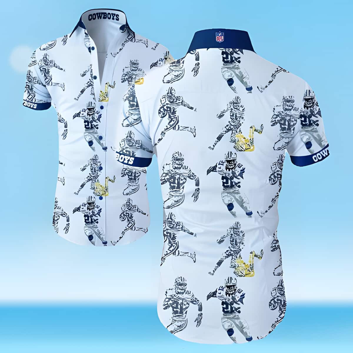 NFL Dallas Cowboys Hawaiian Shirt Gift For Sports Enthusiast NFL Dallas Cowboys Hawaiian Shirt Gift For Sports Enthusiast