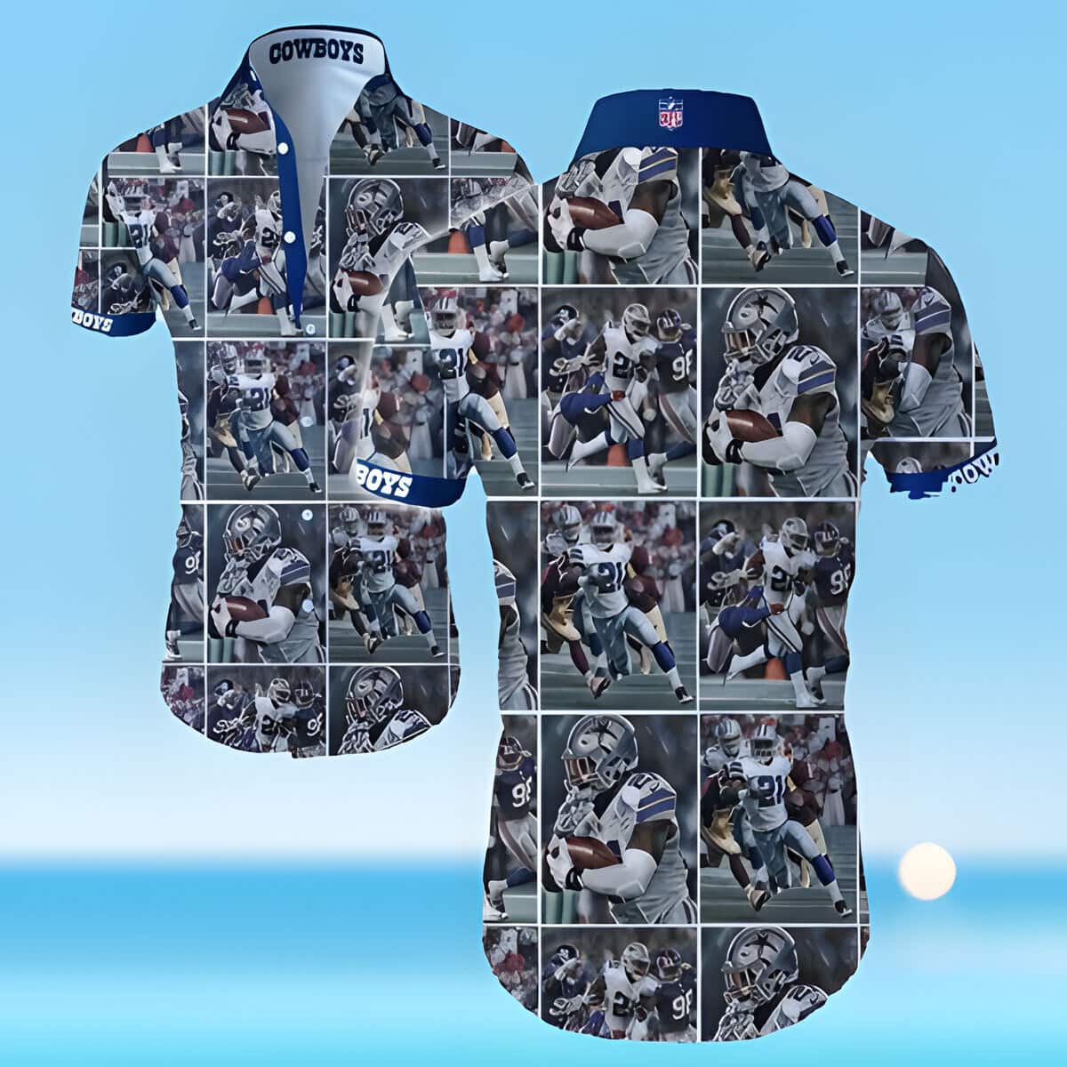 NFL Dallas Cowboys Hawaiian Shirt Beach Gift For Football Players NFL Dallas Cowboys Hawaiian Shirt Beach Gift For Football Players