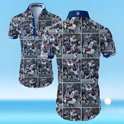 NFL Dallas Cowboys Hawaiian Shirt Beach Gift For Football Players NFL Dallas Cowboys Hawaiian Shirt Beach Gift For Football Players