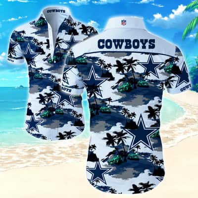 Dallas Cowboys Hawaiian Shirt Beach Pattern Gift For Football Fans Dallas Cowboys Hawaiian Shirt Beach Pattern Gift For Football Fans
