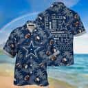 Dallas Cowboys Hawaiian Shirt Coconut Tree Pattern Summer Beach Gift