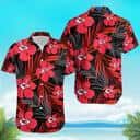 Kansas City Chiefs Hawaiian Shirt Red Hibiscus Flowers Pattern