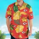 Kansas City Chiefs Hawaiian Shirt Yellow Hibiscus Flower Best Beach Gift Kansas City Chiefs Hawaiian Shirt Yellow Hibiscus Flower Best Beach Gift
