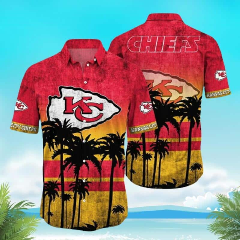 Kansas City Chiefs Hawaiian Shirt Gift For Beach Vacation Kansas City Chiefs Hawaiian Shirt Gift For Beach Vacation