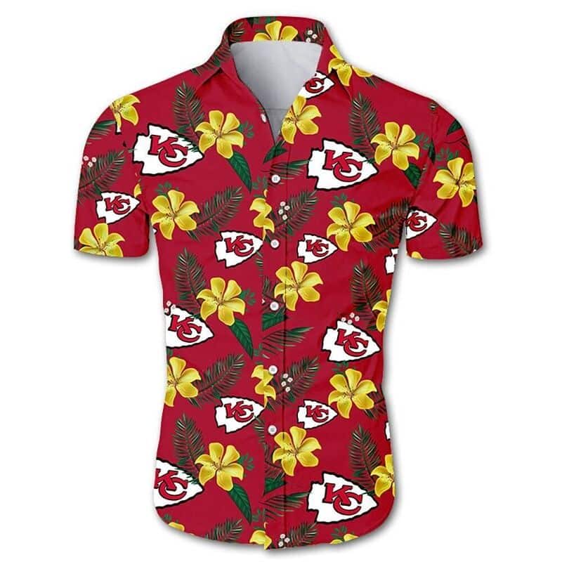 Kansas City Chiefs Hawaiian Shirt Gift For Beach Lovers Kansas City Chiefs Hawaiian Shirt Gift For Beach Lovers