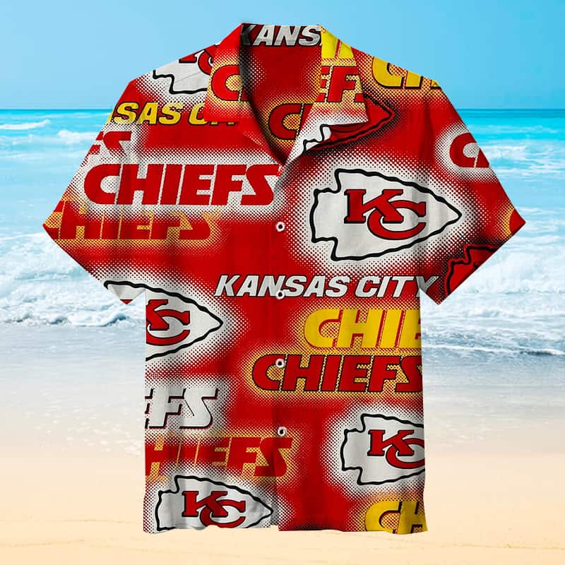 Kansas City Chiefs Hawaiian Shirt Cool Gift For Football Fans Kansas City Chiefs Hawaiian Shirt Cool Gift For Football Fans
