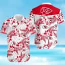 Kansas City Chiefs Hawaiian Shirt Tropical Flower Pattern All Over Print Kansas City Chiefs Hawaiian Shirt Tropical Flower Pattern All Over Print