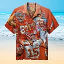 Kansas City Chiefs Hawaiian Shirt Birthday Gift For Football Fans Kansas City Chiefs Hawaiian Shirt Birthday Gift For Football Fans