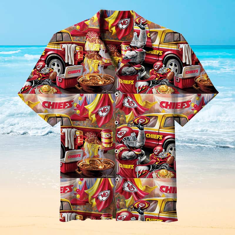 Kansas City Chiefs Hawaiian Shirt Football Gift For Players Kansas City Chiefs Hawaiian Shirt Football Gift For Players