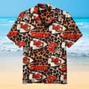 Kansas City Chiefs Hawaiian Shirt Leopard Pattern All Over Print Kansas City Chiefs Hawaiian Shirt Leopard Pattern All Over Print