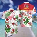 Kansas City Chiefs Hawaiian Shirt Tropical Palm Leaves Pattern Kansas City Chiefs Hawaiian Shirt Tropical Palm Leaves Pattern