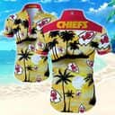 Kansas City Chiefs Hawaiian Shirt Palm Tree Pattern Beach Lovers Gift Kansas City Chiefs Hawaiian Shirt Palm Tree Pattern Beach Lovers Gift
