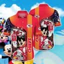 Disney Mickey Mouse Kansas City Chiefs Hawaiian Shirt Summer Holiday Gift