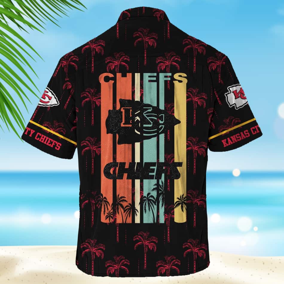 Vintage NFL Kansas City Chiefs Hawaiian Shirt Summer Beach Gift Vintage NFL Kansas City Chiefs Hawaiian Shirt Summer Beach Gift