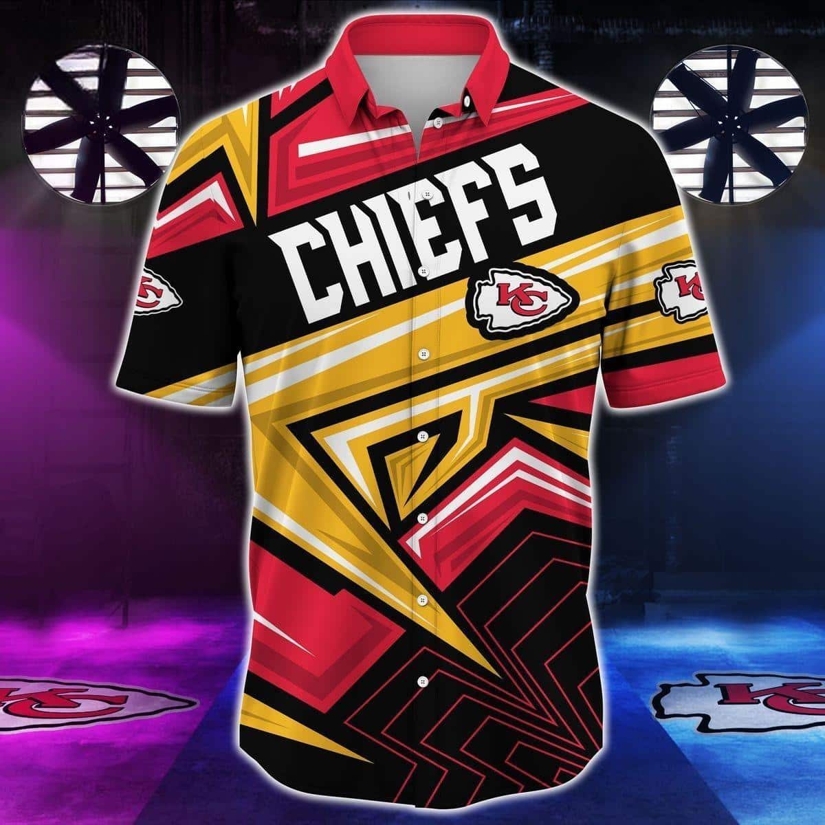 NFL Kansas City Chiefs Hawaiian Shirt Summer Beach Gift NFL Kansas City Chiefs Hawaiian Shirt Summer Beach Gift