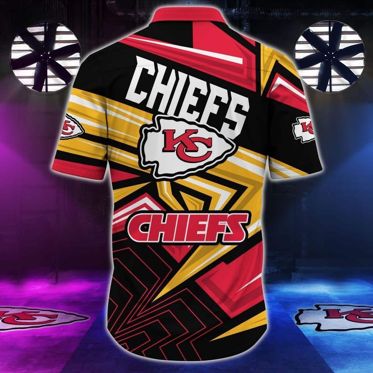 NFL Kansas City Chiefs Hawaiian Shirt Summer Beach Gift NFL Kansas City Chiefs Hawaiian Shirt Summer Beach Gift