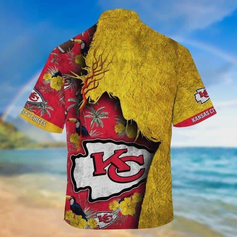 Kansas City Chiefs Hawaiian Shirt Gift For Beach Trip Kansas City Chiefs Hawaiian Shirt Gift For Beach Trip