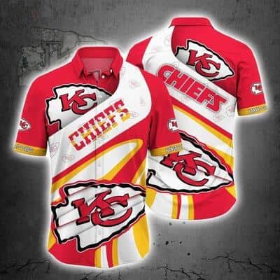 NFL Kansas City Chiefs Hawaiian Shirt Gift For Football Fans NFL Kansas City Chiefs Hawaiian Shirt Gift For Football Fans