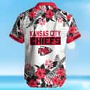 Kansas City Chiefs Hawaiian Shirt Hibiscus Flowers Pattern Kansas City Chiefs Hawaiian Shirt Hibiscus Flowers Pattern
