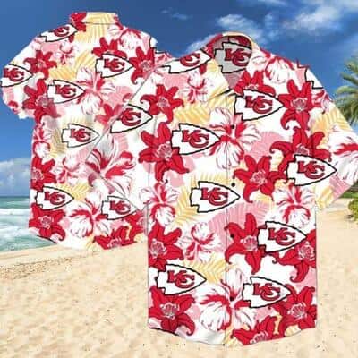 Kansas City Chiefs Hawaiian Shirt Trendy Summer Gift For Sports Dad Kansas City Chiefs Hawaiian Shirt Trendy Summer Gift For Sports Dad
