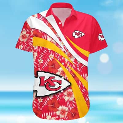 NFL Kansas City Chiefs Hawaiian Shirt Trendy Summer Gift NFL Kansas City Chiefs Hawaiian Shirt Trendy Summer Gift