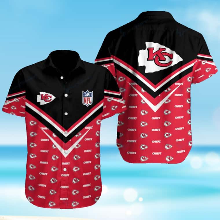 NFL Kansas City Chiefs Hawaiian Shirt Beach Lovers Gift For Sport Fans NFL Kansas City Chiefs Hawaiian Shirt Beach Lovers Gift For Sport Fans